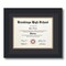 ArtToFrames 8.5x11 inch Diploma Frame - Framed with Black and Gold Mats, Comes with Regular Glass and Sawtooth Hanger for Wall Hanging (D-8.5x11)